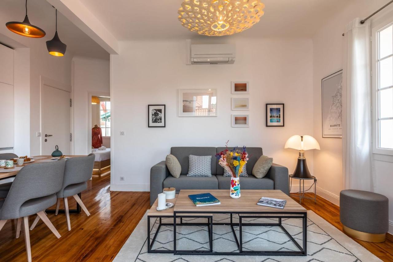 Superbe Appartement Plein De Charme A 5Min De La Plage Biarritz Luaran gambar
